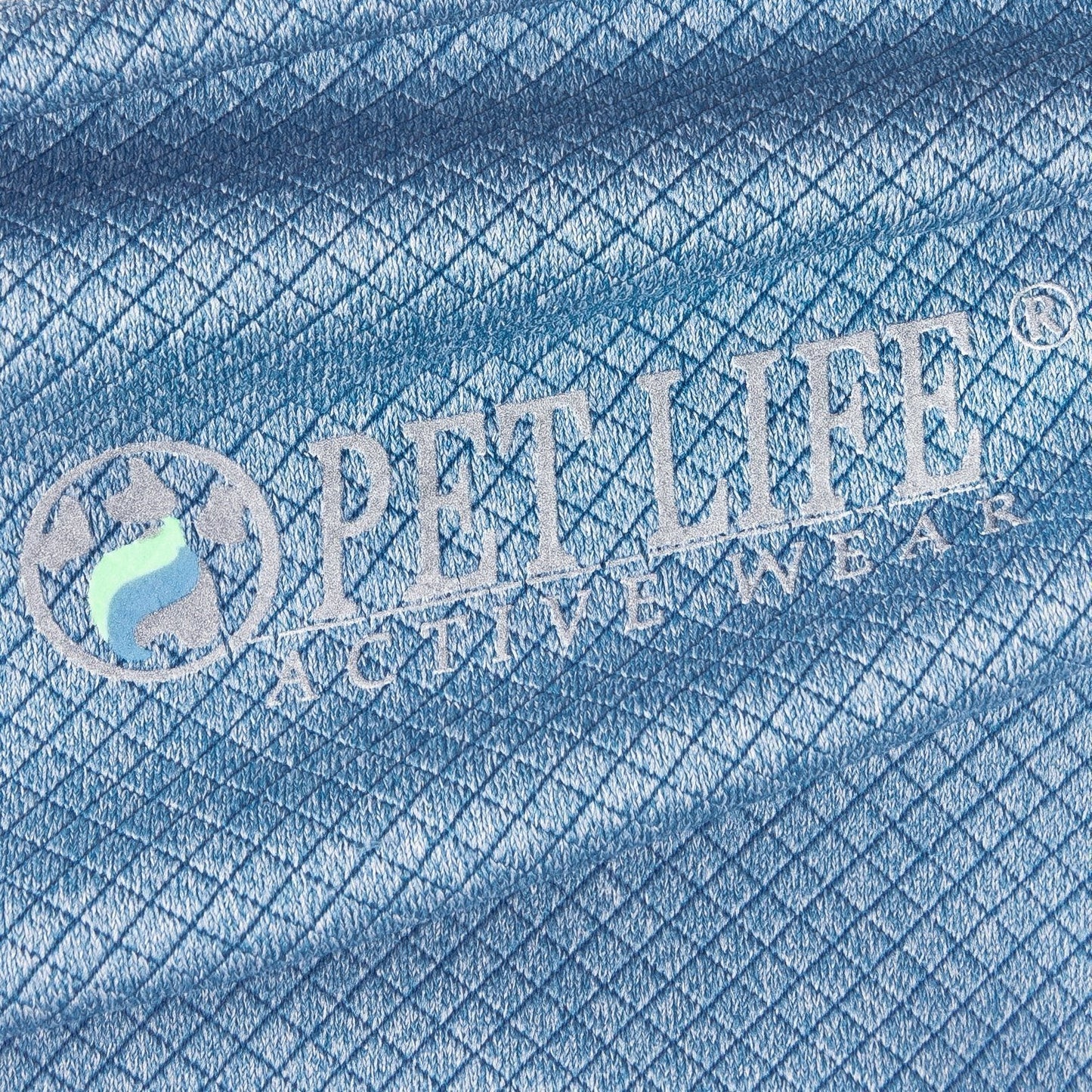 Pet Life ® Active 'Fur-Flex' Stretch and Quick-Dry Anti-Odor Fitness Yoga Dog Polo T-Shirt