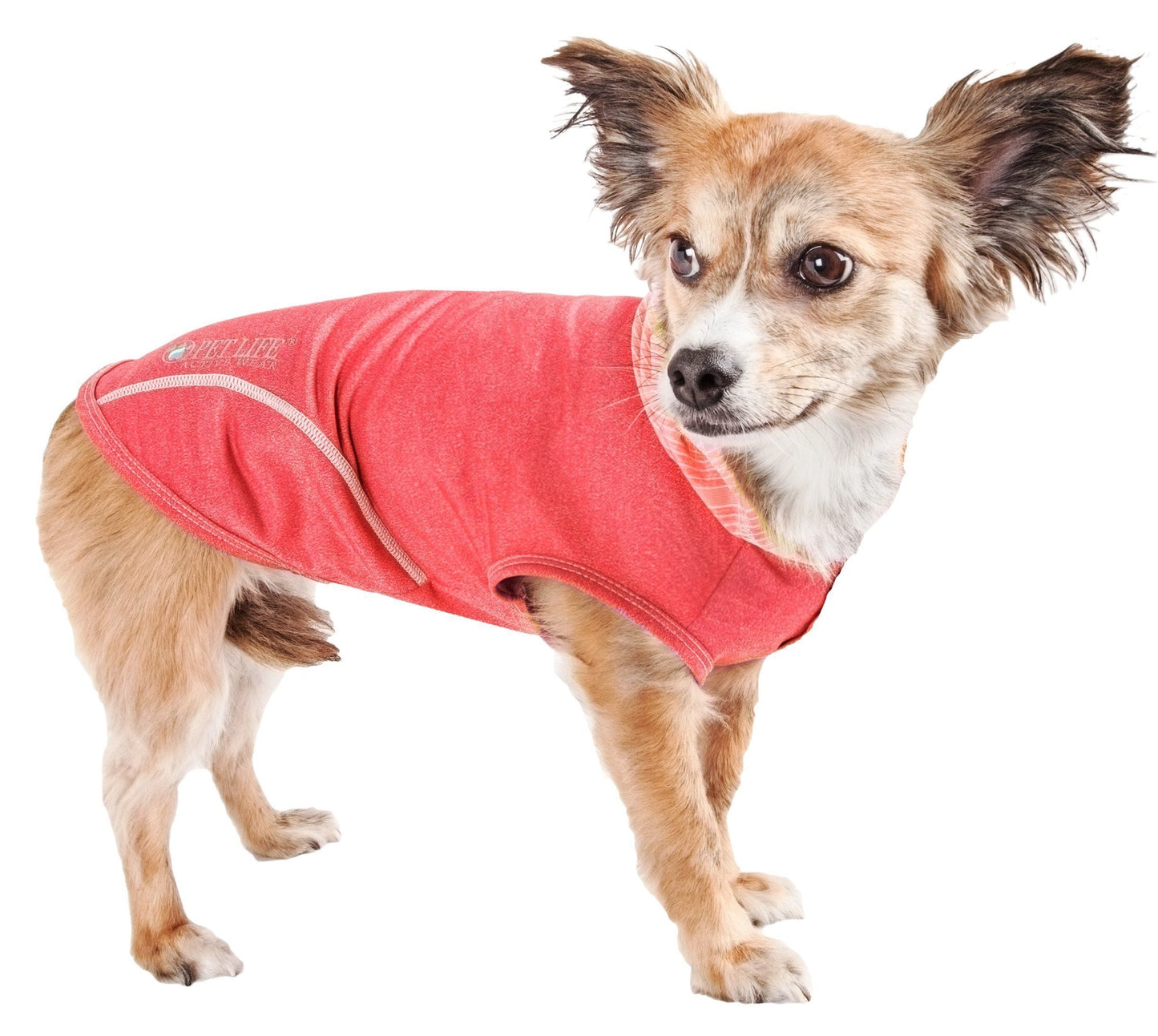 Pet Life ® Active 'Pull-Rover' 4-Way Stretch Sleeveless Fitness Yoga Dog T-Shirt Hoodie