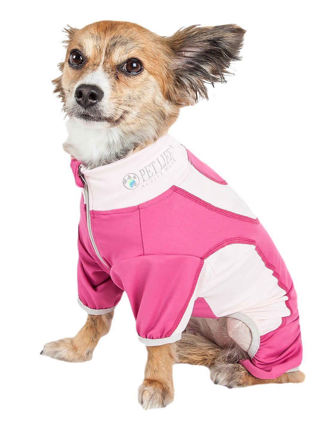 Pet Life ® Active 'Warm-Pup' Stretchy and Quick-Drying Fitness Dog Yoga Warm-Up Tracksuit