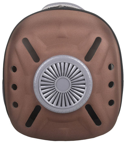 Pet Life ® 'Armor-Vent' External USB Powered Backpack with Built-in Cooling Fan