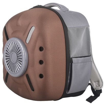 Pet Life ® 'Armor-Vent' External USB Powered Backpack with Built-in Cooling Fan