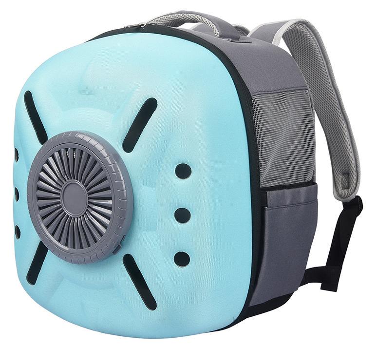 Pet Life ® 'Armor-Vent' External USB Powered Backpack with Built-in Cooling Fan