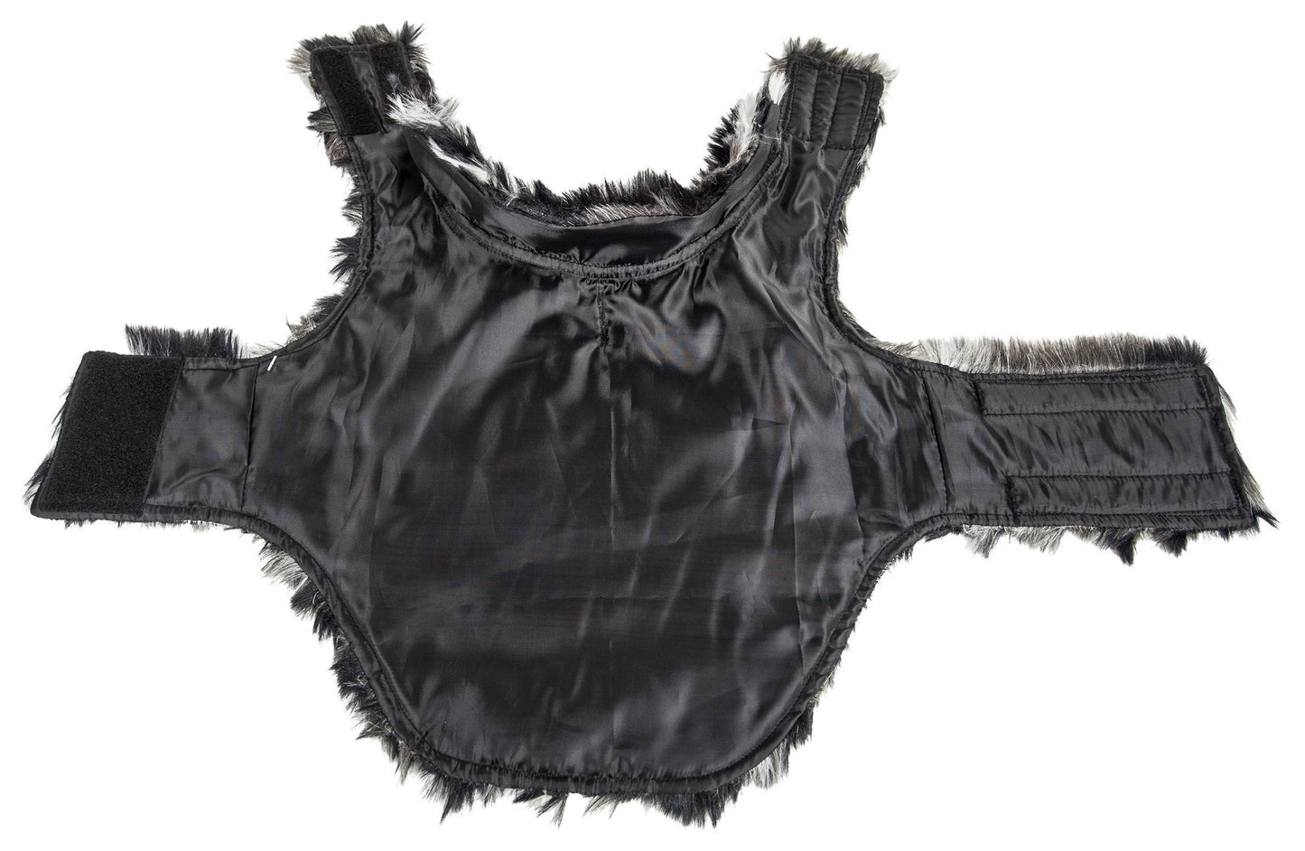 Pet Life ®  Luxe 'Chauffurry' Zebra Patterned Designer Mink Fur Dog Coat