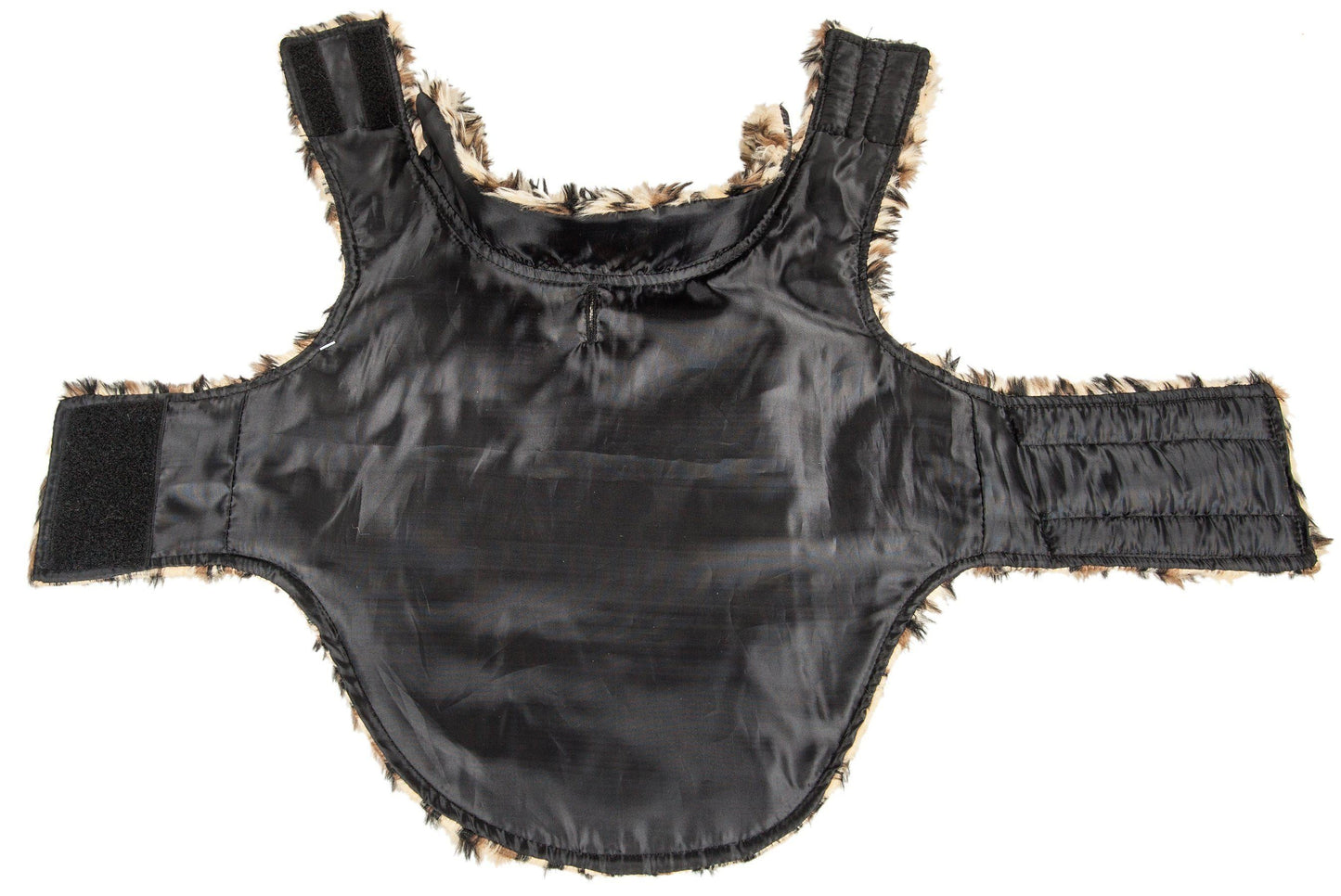 Pet Life ®  Luxe 'Lab-Pard' Dazzling Leopard Patterned Mink Fur Dog Coat