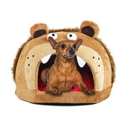Pet Life ® 'Roar Bear' Snuggle Plush Polar Fleece Fashion Designer Pet Dog Bed House Lounge