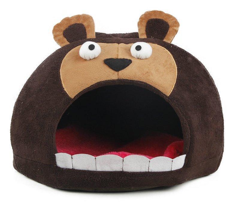 Pet Life ® 'Roar Bear' Snuggle Plush Polar Fleece Fashion Designer Pet Dog Bed House Lounge