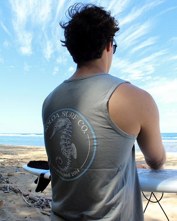 Koloa Seahorse Pigment-Dyed Tank Top