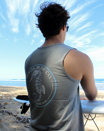 Koloa Seahorse Pigment-Dyed Tank Top