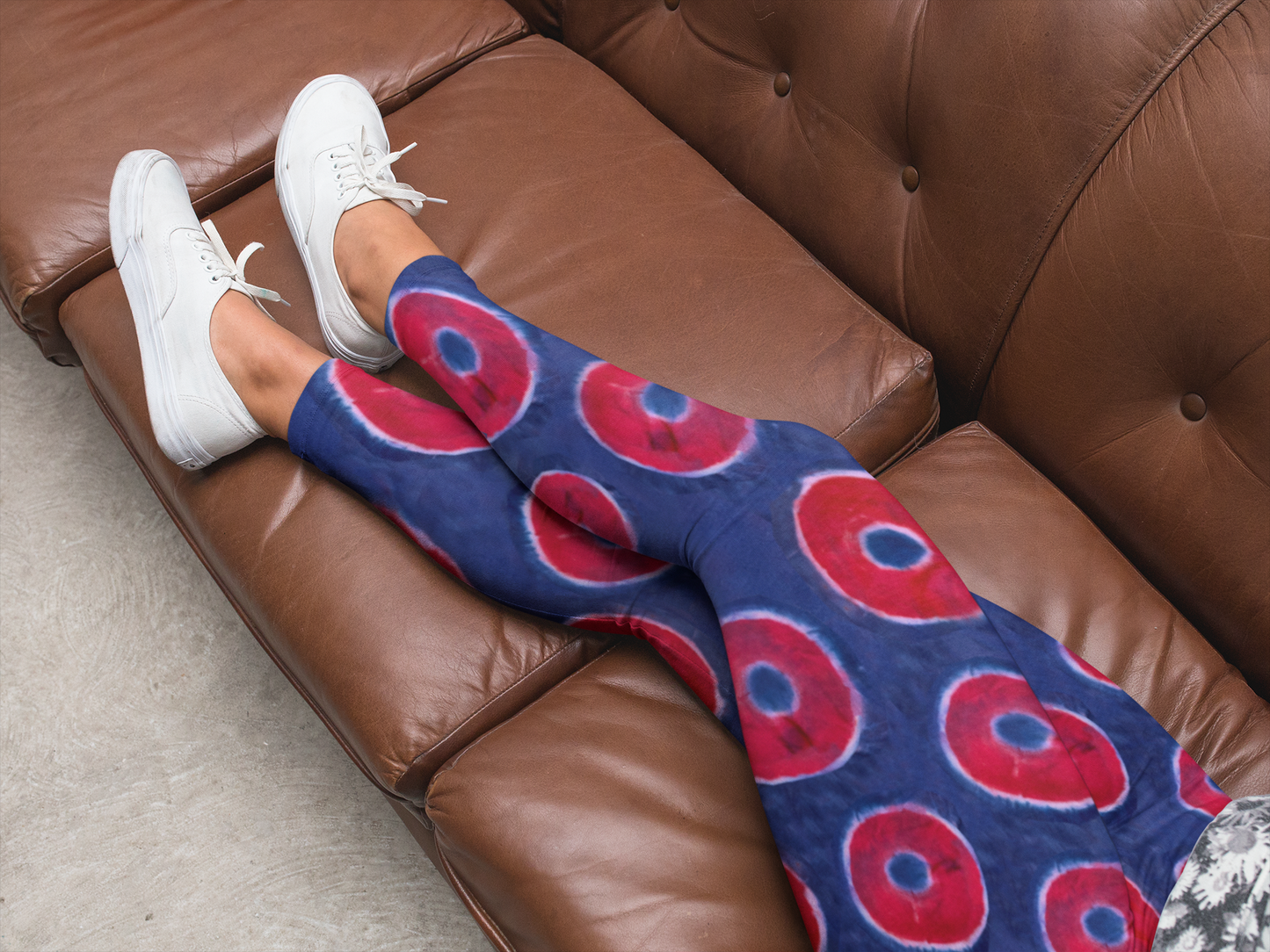 Phish Donuts Brushed Suede Leggings