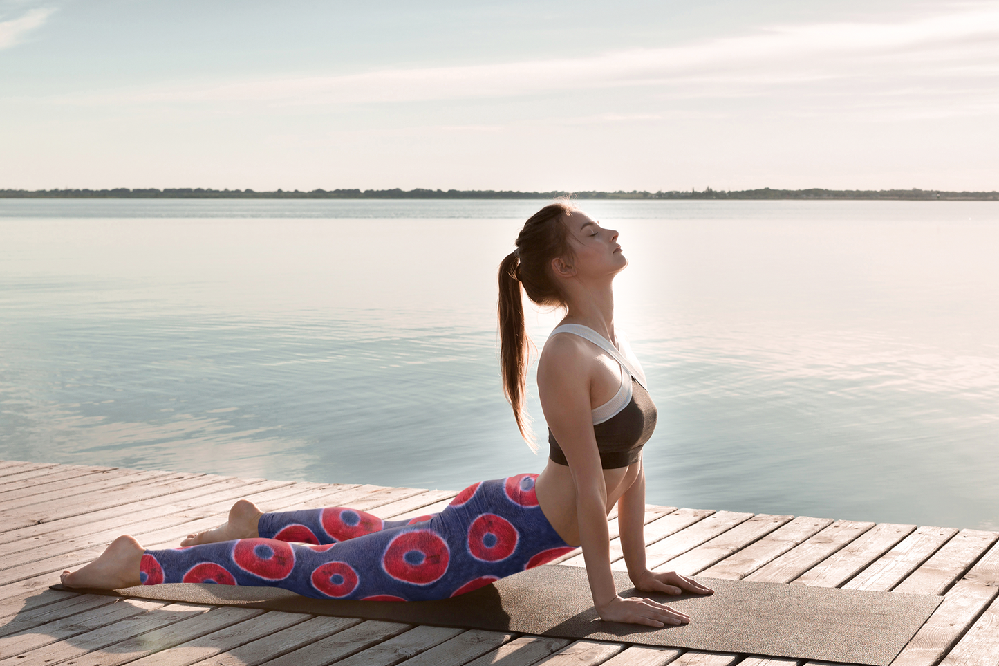 Phish Donuts Brushed Suede Leggings