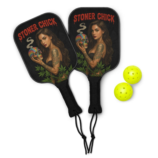 Stoner Chick Pickleball paddle set