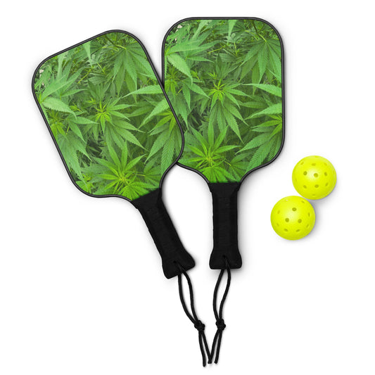 Its a jungle Cannabis Pickleball paddle set