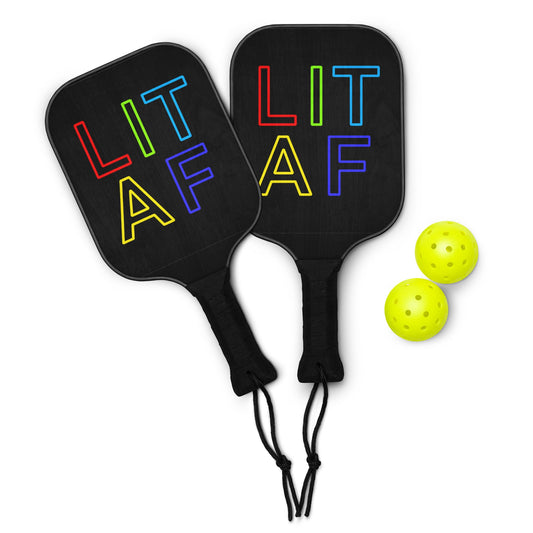 LIT AF Pickleball paddle set