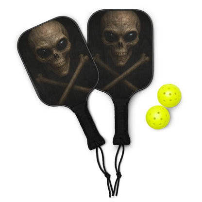 Alien Crossbones Pickleball paddle set