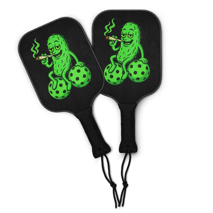 Pickle toking on balls Pickleball paddle set