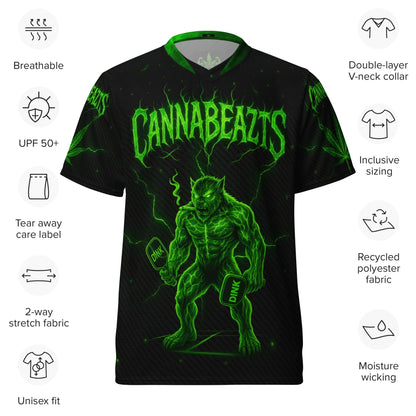 Pickleball smith cannabeazts official jersey