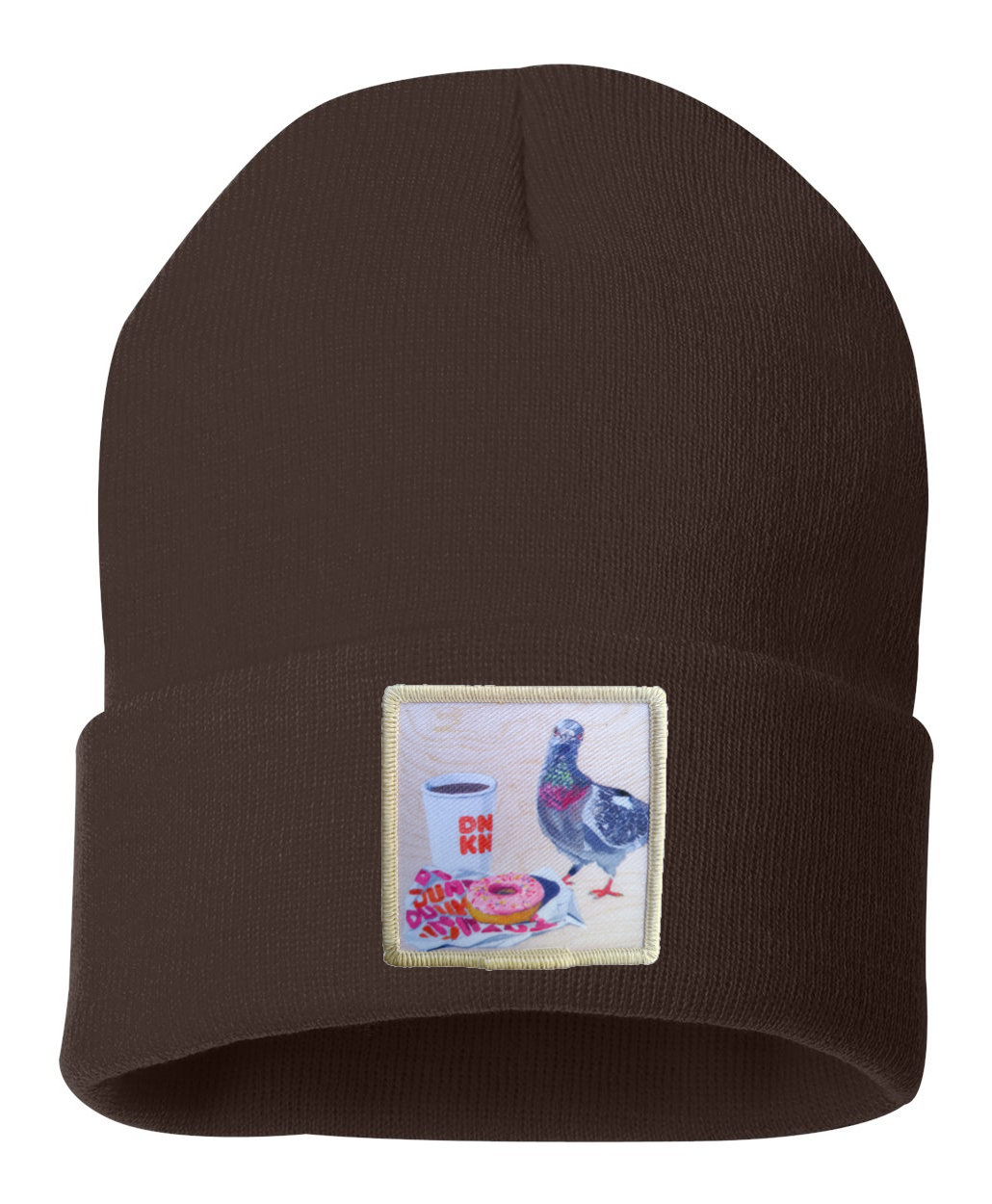 Pigeons Run on Donuts Beanie