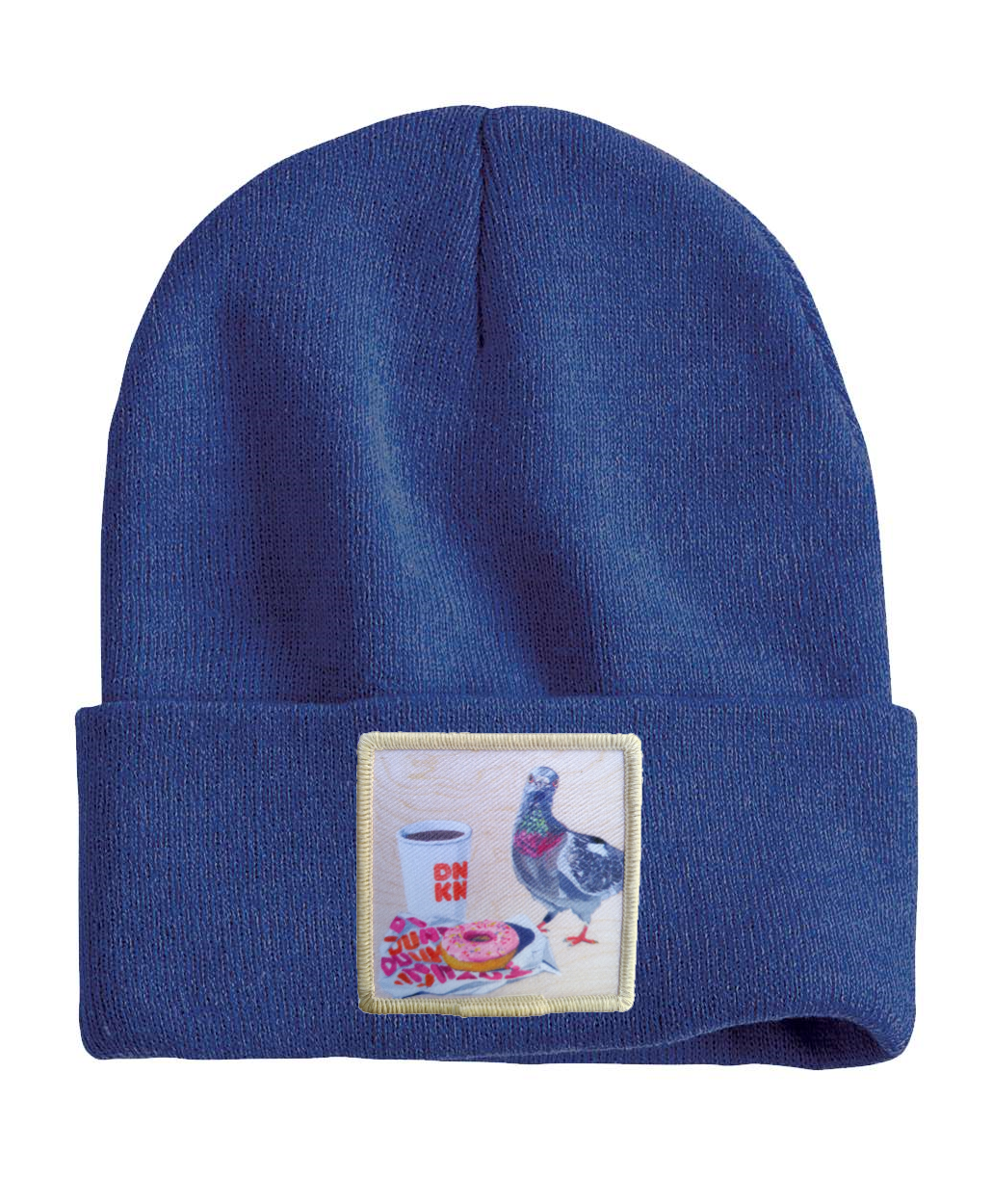 Pigeons Run on Donuts Beanie