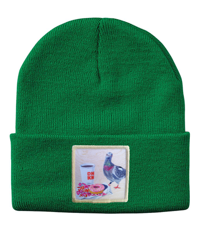 Pigeons Run on Donuts Beanie