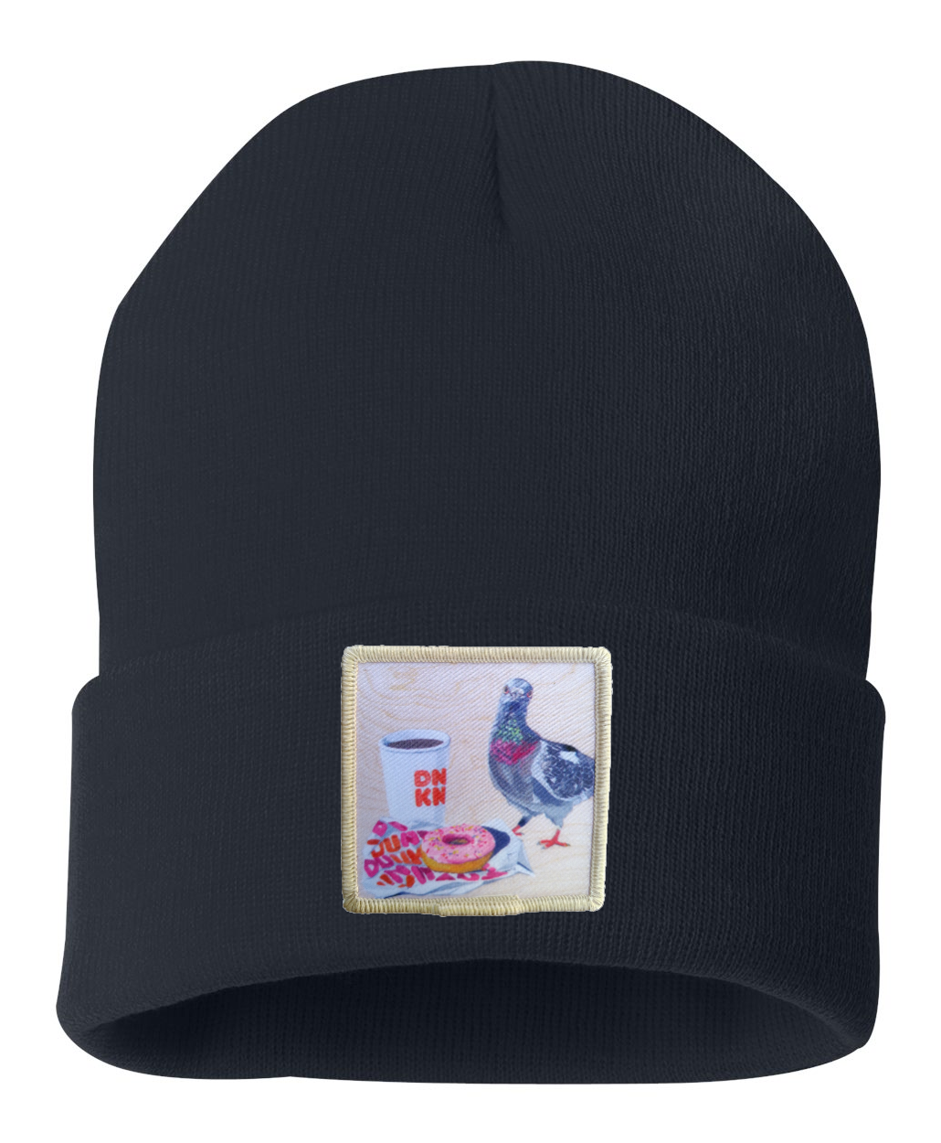 Pigeons Run on Donuts Beanie