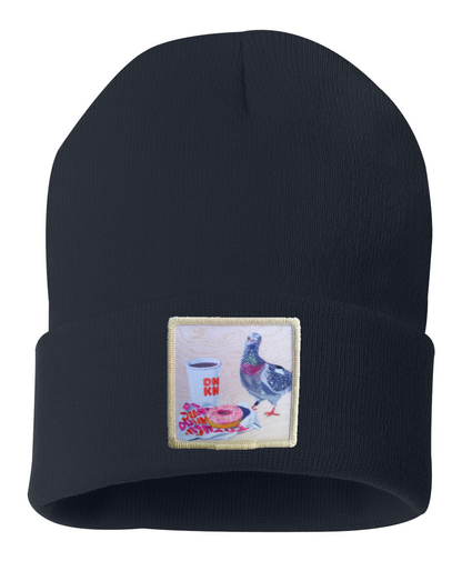 Pigeons Run on Donuts Beanie