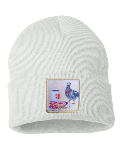 Pigeons Run on Donuts Beanie