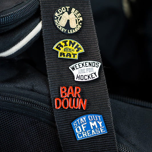 5 Pack Hockey Pins