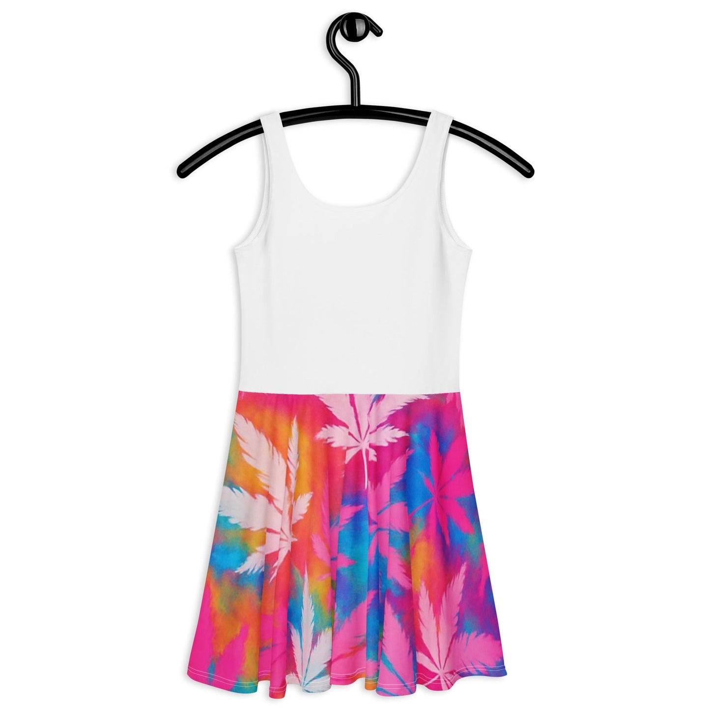 Pink Good Vibes Skater Dress