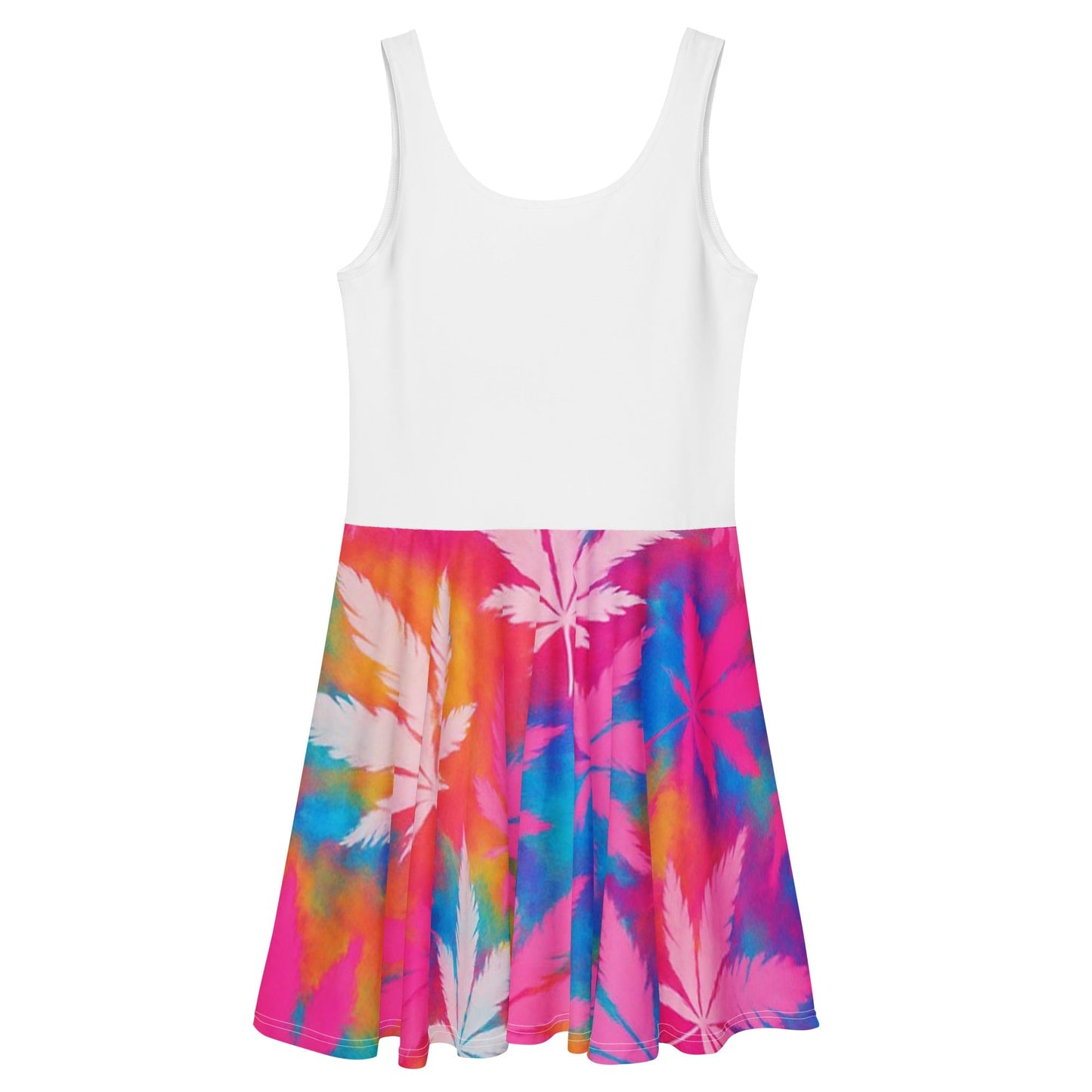 Pink Good Vibes Skater Dress
