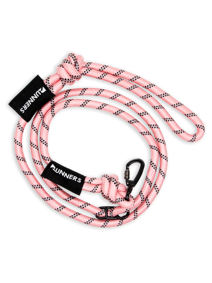 Pastel Pink Running Hands-Free Dog Leash