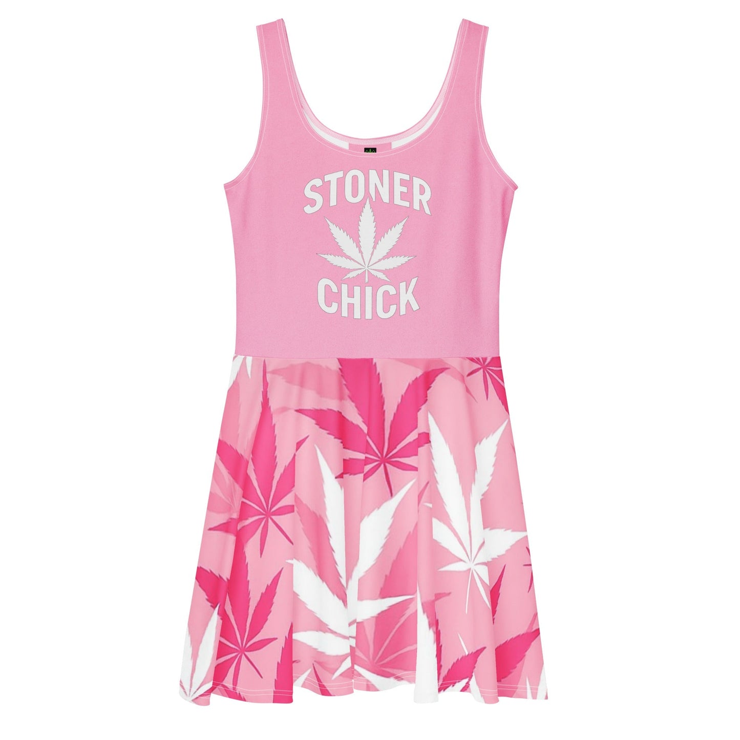Pink Stoner Girl Skater Dress