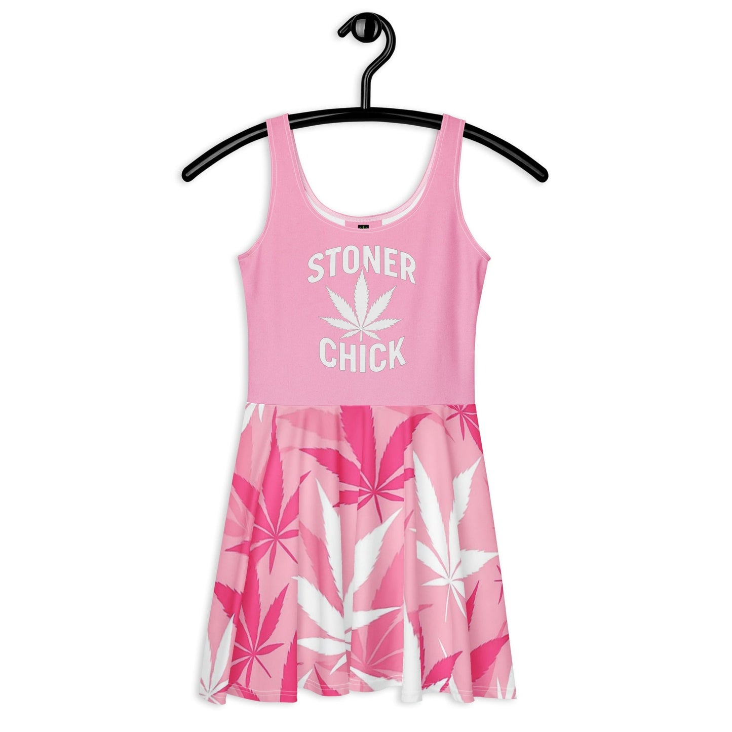 Pink Stoner Girl Skater Dress