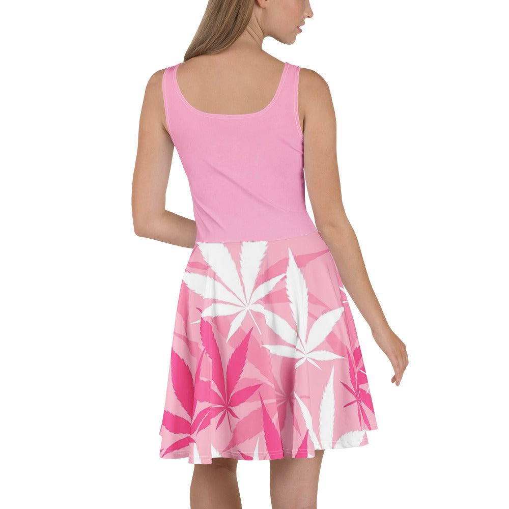 Pink Stoner Girl Skater Dress