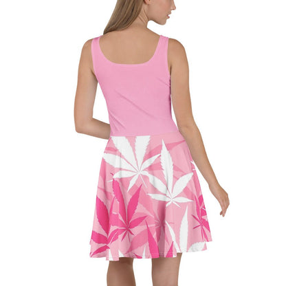 Pink Stoner Girl Skater Dress