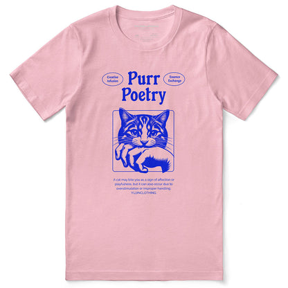 Purr Poetry Cat T-Shirt