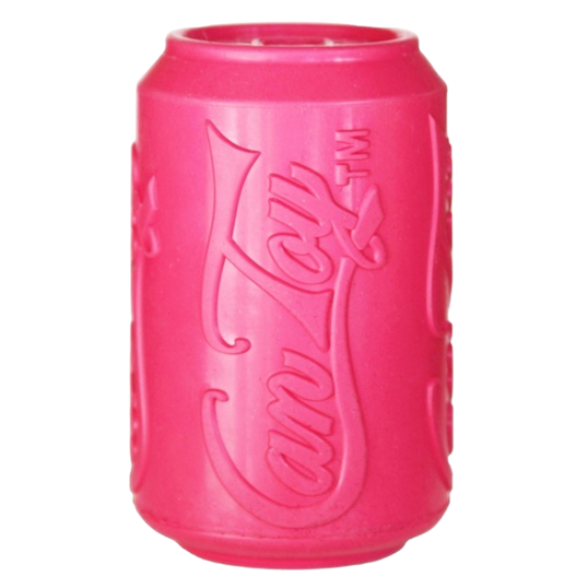 Puppy Can Toy Durable Rubber Chew Toy & Treat Dispenser For Teething Pups