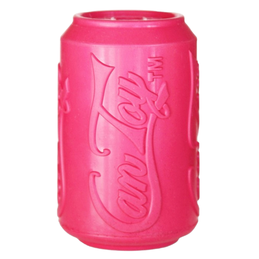 Puppy Can Toy Durable Rubber Chew Toy & Treat Dispenser For Teething Pups