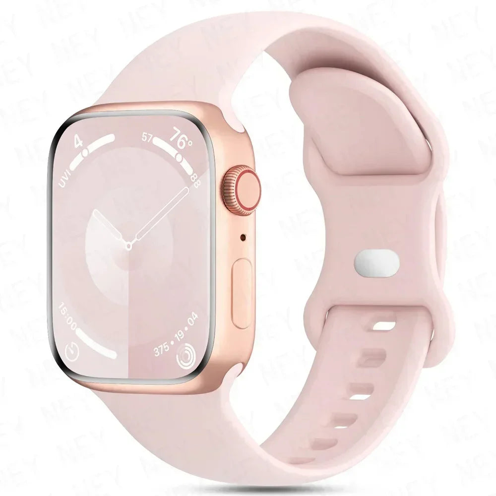 Silicone Apple Watch Band Series 11/10/9/8/7/6/5/4/ SE / Ultra 1/2/3