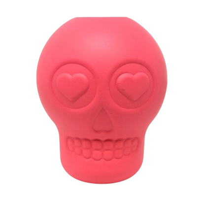 Sugar Skull eDispenser Durable Rubber Chew Toy & Treat Dispenser
