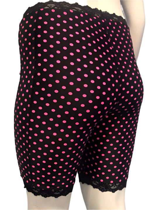 Pinka Dot Black Bloomers - Plus Size