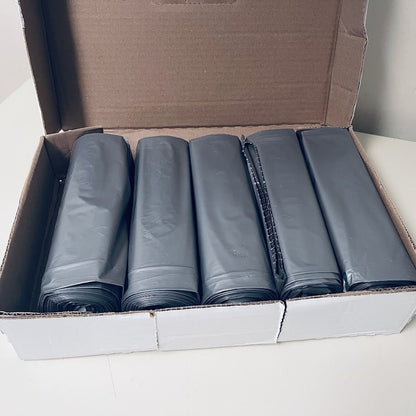 Pitt Plastics 50ct Titanium 55-60 Gallon Garbage Bags, 1.7 mil, Silver