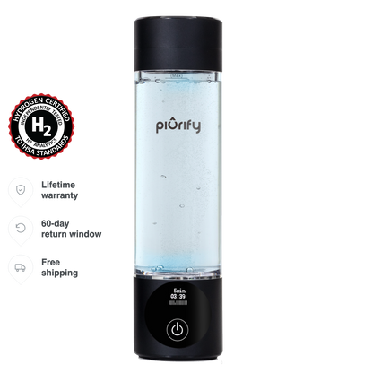 PIURIFY Hydrogenator® Hydrogen Water Bottle - Black