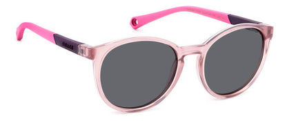 Polaroid Kids PLD 8059/S Grey Sunglasses for Ages 4-6