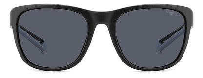 Polaroid PLD 7051/S Unisex Rectangular Sunglasses 57mm