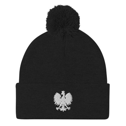 Polish Eagle Winter Pom-Pom Beanie