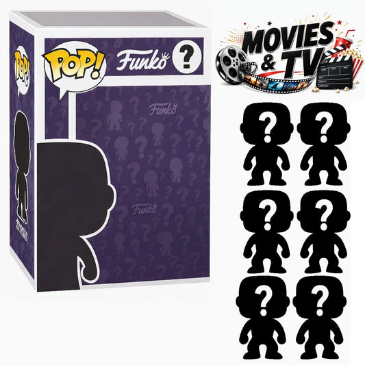 Set of 6 Surprise Mystery Movies & TV Funko Pop! Randomly Selected