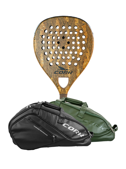 Cork Padel Racket Premium Power II + FREE Thermobag