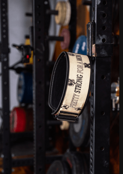 Pretty Strong for a Mom by Arielle Loewen 4" Weightlifting Belt