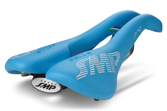 Selle SMP Pro Saddle with Carbon Rails (Light Blue)