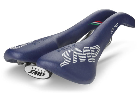 Selle SMP Pro Saddle with Steel Rails (Blue)
